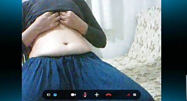 Masturbation on the kitchen